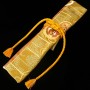 FUJISHIKA BOLSA ROLO PARA FACA - Feito de quimono vintage e obi - Tamanho: 85×33cm