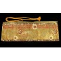 FUJISHIKA BOLSA ROLO PARA FACA - Feito de quimono vintage e obi - Tamanho: 85×33cm