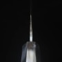 Faca japonesa funayuki Honyaki - RED ORCA - Aogami No.2 - Madeira de ébano com anel de prata - Tam: 18cm