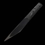 kiridashi kogatana MASUDA YOSHIHIDE- white steel - black damascus - Size:7cm