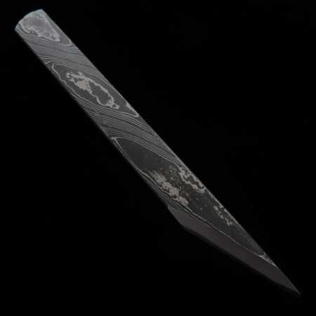 kiridashi kogatana MASUDA YOSHIHIDE- white steel - black damascus - Size:7cm
