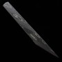 kiridashi kogatana MASUDA YOSHIHIDE- white steel - black damascus - Size:7cm