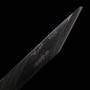 kiridashi kogatana MASUDA YOSHIHIDE- white steel - black damascus - Size:7cm