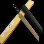 Japanese KiritukeYanagiba Knife - SAKAI TAKAYUKI - GrandChef - Black Seath - size: 26cm