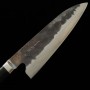 Faca japonesa do chef gyuto TERUYASU FUJIWARA denka - aogami super Tam:18/21cm