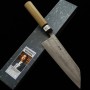 Faca japonesa santoku TERUYASU FUJIWARA Nashiji Tam:17cm