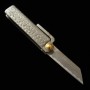 三浦MIURA 肥後小刀 鎚目乱刀 ナイフ型 小サイズ 4.3mm