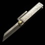 三浦MIURA 肥後小刀 鎚目乱刀 ナイフ型 小サイズ 4.3mm