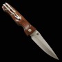 Canivete MCUSTA Vg10 damascus Série Elite iron wood MC-0125D- 94mm