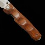 Canivete MCUSTA Vg10 damascus Série Elite iron wood MC-0125D- 94mm