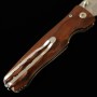 Canivete MCUSTA Vg10 damascus Série Elite iron wood MC-0125D- 94mm