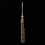 Canivete MCUSTA Vg10 damascus Série Elite iron wood MC-0125D- 94mm