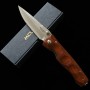 Canivete MCUSTA Vg10 damascus Série Elite iron wood MC-0125D- 94mm