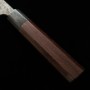 Japanese Santoku knife - ANRYU - Super blue steel - Hammered - Kurouchi - Size : 18cm