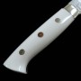 Faca japonesa do chef gyuto TAKESHI SAJI -Aço damascus R2 diamond finish -corian handle- Tam:21cm