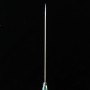 Faca chef Japonesa Gyuto - NIGARA - Inox SG2 - Acabamento martelado - Cabo turquesa - Tam: 24cm