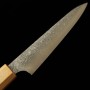 Faca japonesa Petty - KOBAYASHI KEI - Inox SG2 - Damascus - Cabo em jacarandá - Tam: 15cm