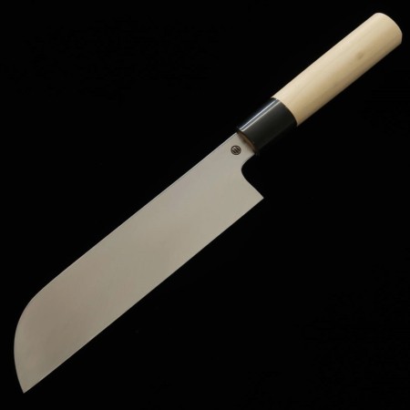 Faca japonesa Kamagata Usuba - MIURA - Carbono shirogami No.2 - Acabamento Kasumi - Tam: 18/19.5/21cm