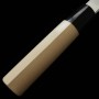 Faca japonesa Kamagata Usuba - MIURA - Carbono shirogami No.2 - Acabamento Kasumi - Tam: 18/19.5/21cm