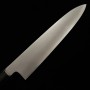 Faca Chef japonesa Gyuto - MIURA - Shirogami No.2 - Acabamento Kasumi - Cabo em madeira de magnólia - Tam: 27cm