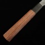 Japanese Sakimaru Yanagiba Knife - Hatsukokoro - Shirosagi series - Blue Carbon Steel No.2 - Wenge Wood Handle - size: 27cm