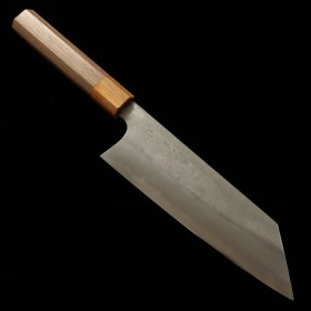 Japanese Bunka knife - MIURA - Blue steel No.2 - Nashiji - Walnut wood handle - Size : 18cm