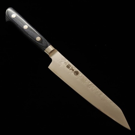 Faca japonesa petty - MIURA - Aço carbono blue 2 - Nashiji - Tam:14.5cm