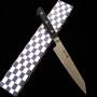 Faca japonesa petty - MIURA - Aço carbono blue 2 - Nashiji - Tam:14.5cm