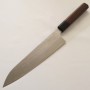 Faca Chef Japonesa Gyuto - NIGARA - VG XEOS - Acabamento Damascus martelado - Cabo Rose Wood - Tam: 21/24cm