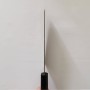 Faca japonesa Kiritsuke Nakiri - NIGARA - SPG STRIX - Acabamento em Damasco Martelado - Cabo em madeira rosa - Tam: 18cm