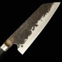 Japanese Santoku Knife - TERUYASU FUJIWARA – Denka no Houtou Series - Size: 16.5/18cm