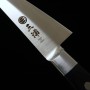Faca japonesa de desossa Honesuki - MIURA - Inox Molybdenum - Cabo em madeira - Tam: 15.5cm