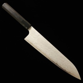 Japanese Chef knife Gyuto - NIGARA - Stainless VG XEOS - Damascus - Ebony wood handle - Size : 21/24cm