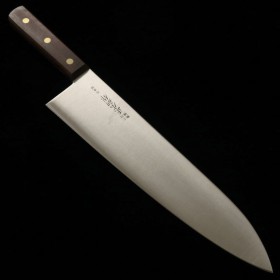 Japanese Chef knife Gyuto for Frozen Food - MASAHIRO - Semi stainless steel - Plywood handle - Size : 30cm