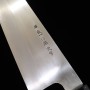 Japanese Chef knife Gyuto - MIURA ITADAKI - White steel No.2 - Shinogo finish - Ebony wood handle - Size : 24cm