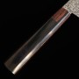 Japanese Kiritsuke Knife - TOSHITAKA - Damascus ZDD - Black - Plywood handle - size:18cm