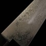 Japanese Kiritsuke Knife - TOSHITAKA - Damascus ZDD - Black - Plywood handle - size:18cm