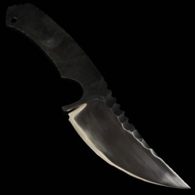 Custom Knife - PROMETHEUS - Thor - Rhino EX Fantasy Black Finish -
