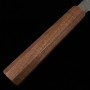 Japanese Kiritsuke Bunka knife - HADO - Shiosai - SG2 - Hammered - Walnut wood handle - size: 21cm
