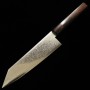 Japanese Kiritsuke Knife - TOSHITAKA - Damascus ZDP - Shot - Plywood handle - size:18cm
