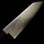 Japanese Kiritsuke Knife - TOSHITAKA - Damascus ZDP - Shot - Plywood handle - size:18cm