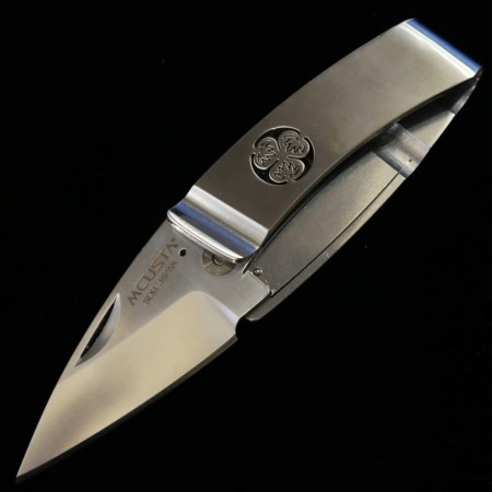 Canivete Mcusta Vg10 Série Pocket clip kamon - Aoi - 50mm