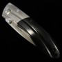 Japanese pocket knife - Mcusta - SPG2 - Shinra Mixture Ripple Serie - Black - MC-0142G - Size: 71mm