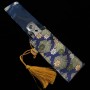 Japanese pocket knife - Mcusta - VG10 - 33 layers Damascus - KATANA - Silver - MC-0037D - Size: 71mm