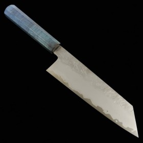Japanese Bunka knife - HADO - Shiosai - SG2 - Hammered - Stabilized wood handle - size: 18cm