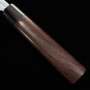 Japanese Slicer knife Sujihiki - ANRYU - Blue steel No.2 - Hammered - Rosewood handle - Size : 27cm