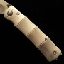 Japanese pocket knife - Mcusta - VG-10 - Shinra Emotion Take Series - Damascus - MC-0033D ‐ size: 71mm
