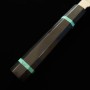 Japanese Sakimaru Yanagiba knife - SAKAI KIKUMORI - Ren series - Blue steel No.1 - Turquoise handle - Size : 30cm