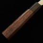 Japanese nakiri knife- HATSUKOKORO - Nashiji - White carbon No.2 - Wenge handle - Size:16.5cm