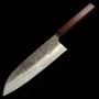 Japanese Santoku Knife - MIURA - SLD - nashiji - Oak handle - Size:16.5cm